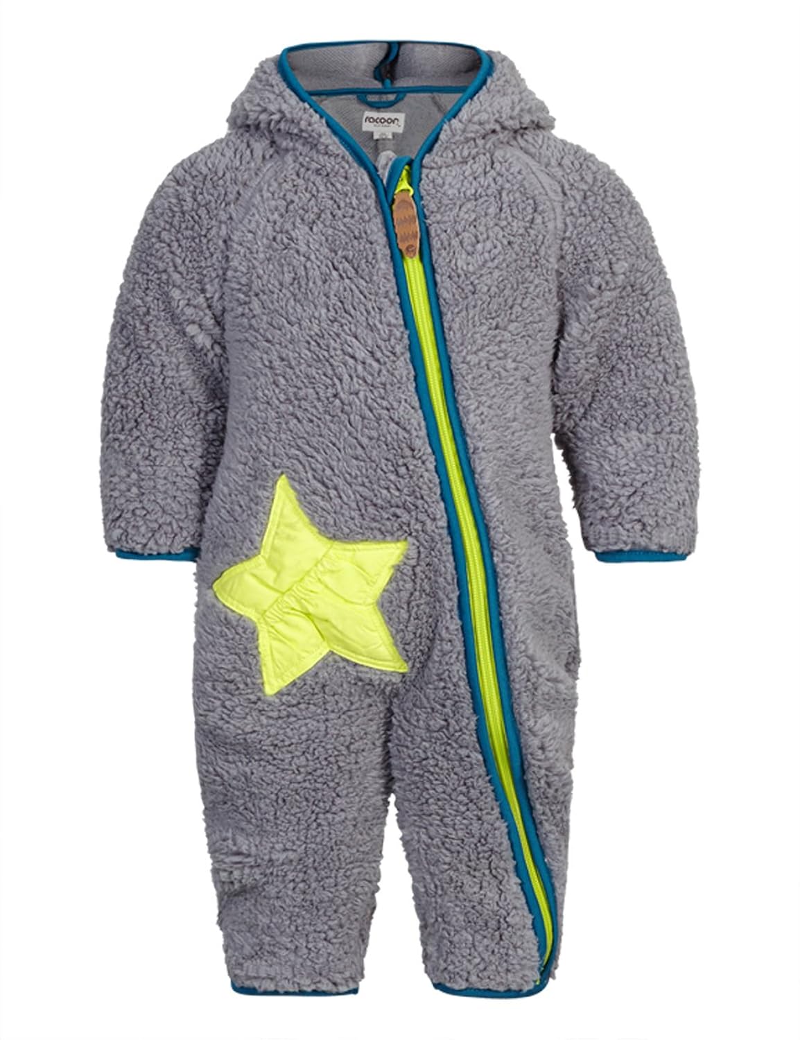 racoon 婴儿男孩 eli 泰迪熊婴儿服连身衣